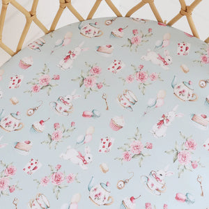 White Rabbit Organic Bassinet Sheet / Change Pad Cover - Snuggle Hunny