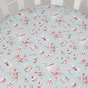 White Rabbit Organic Fitted Cot Sheet - Snuggle Hunny