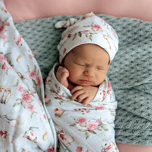 White Rabbit Organic Muslin Wrap - Snuggle Hunny