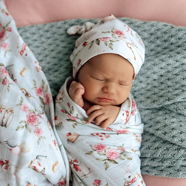 White Rabbit Organic Muslin Wrap - Snuggle Hunny