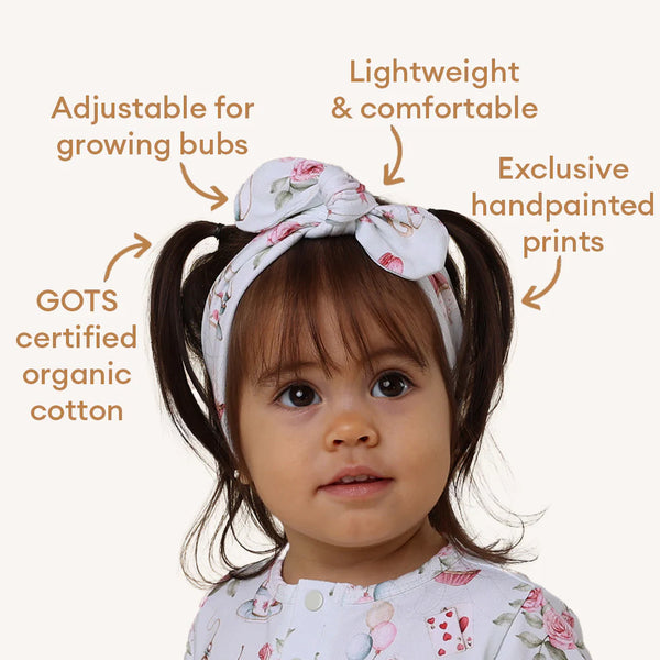 White Rabbit Organic Topknot - Snuggle Hunny