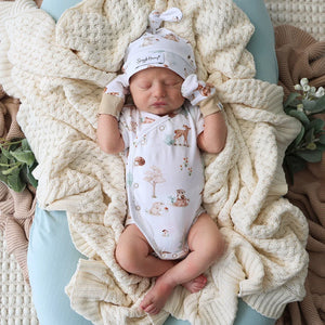 Woodland Tales Organic Cotton Mittens - Snuggle Hunny
