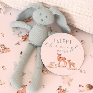 Woodland Tales & Pebble Reversible Milestone Cards - Snuggle Hunny