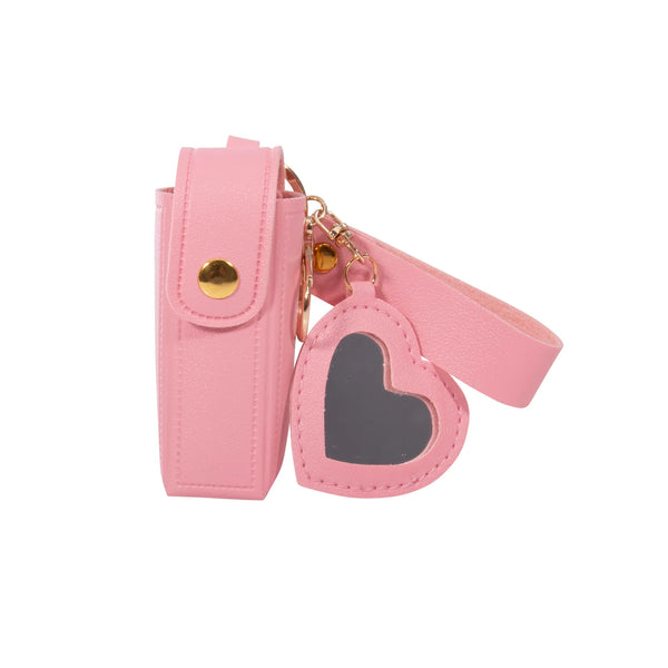 Lipgloss Case with Heart Mirror - IS GIFT
