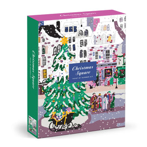 Christmas Square Paint by Number Kit - IS GIFT