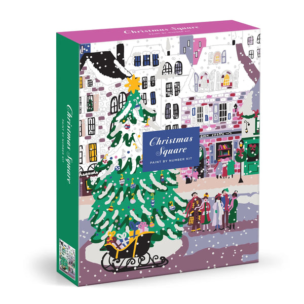 Christmas Square Paint by Number Kit - IS GIFT