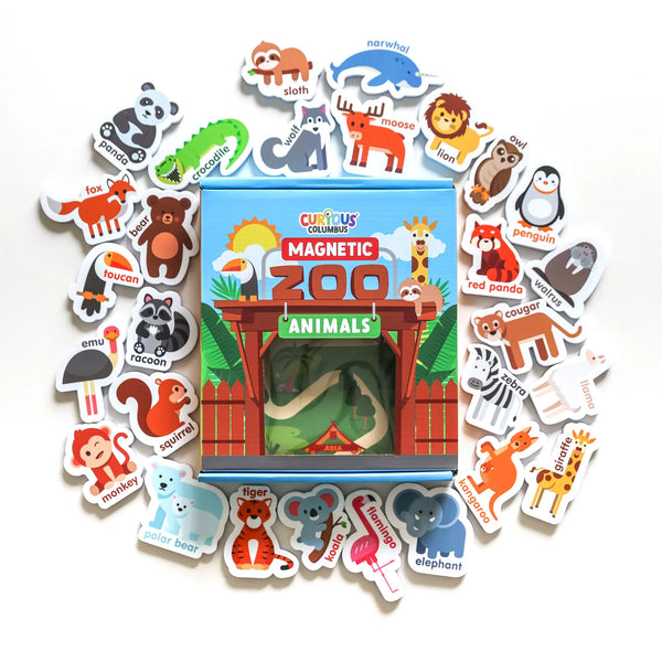 Magnetic Zoo Animals - Curious Columbus