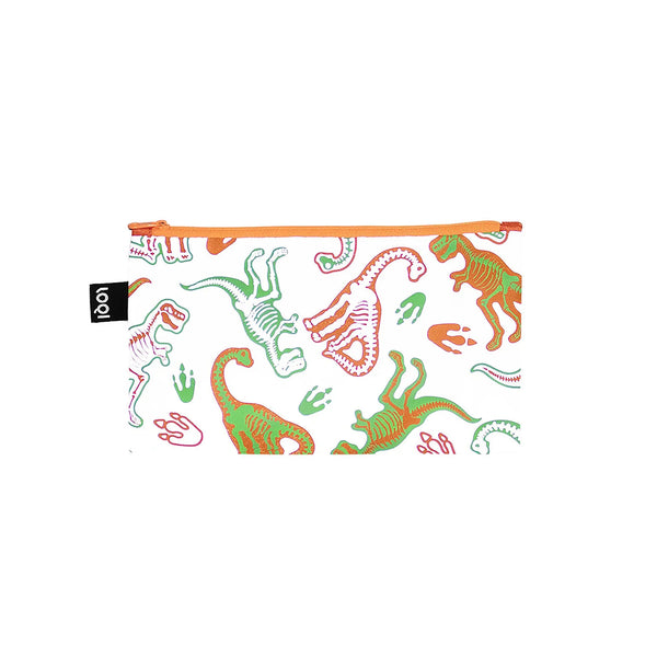 Dinosaur Skeleton Mini Zip Pocket - LOQI