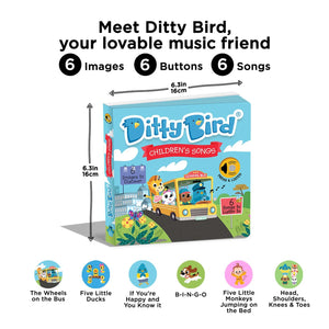 Children's Songs -  Interactive Book - Ditty Bird