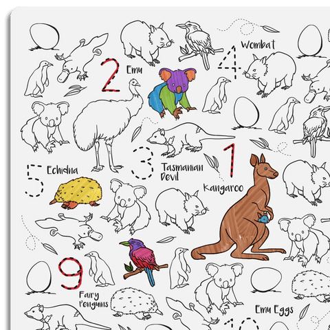 123 Aussie Animals - Hey Doodle DISCOUNTED