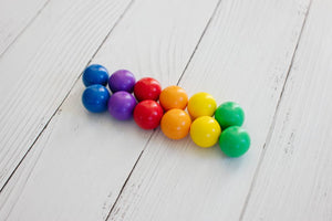 Rainbow Replacement Ball Pack 12 pc-  Connetix Tiles