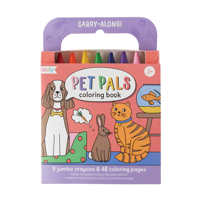 Carry Along – Pet Pals Colouring Book - Ooly