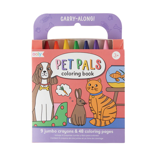Carry Along – Pet Pals Colouring Book - Ooly