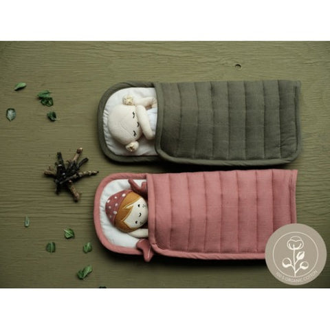 Dolls Sleeping Bag - Clay - Fabelab