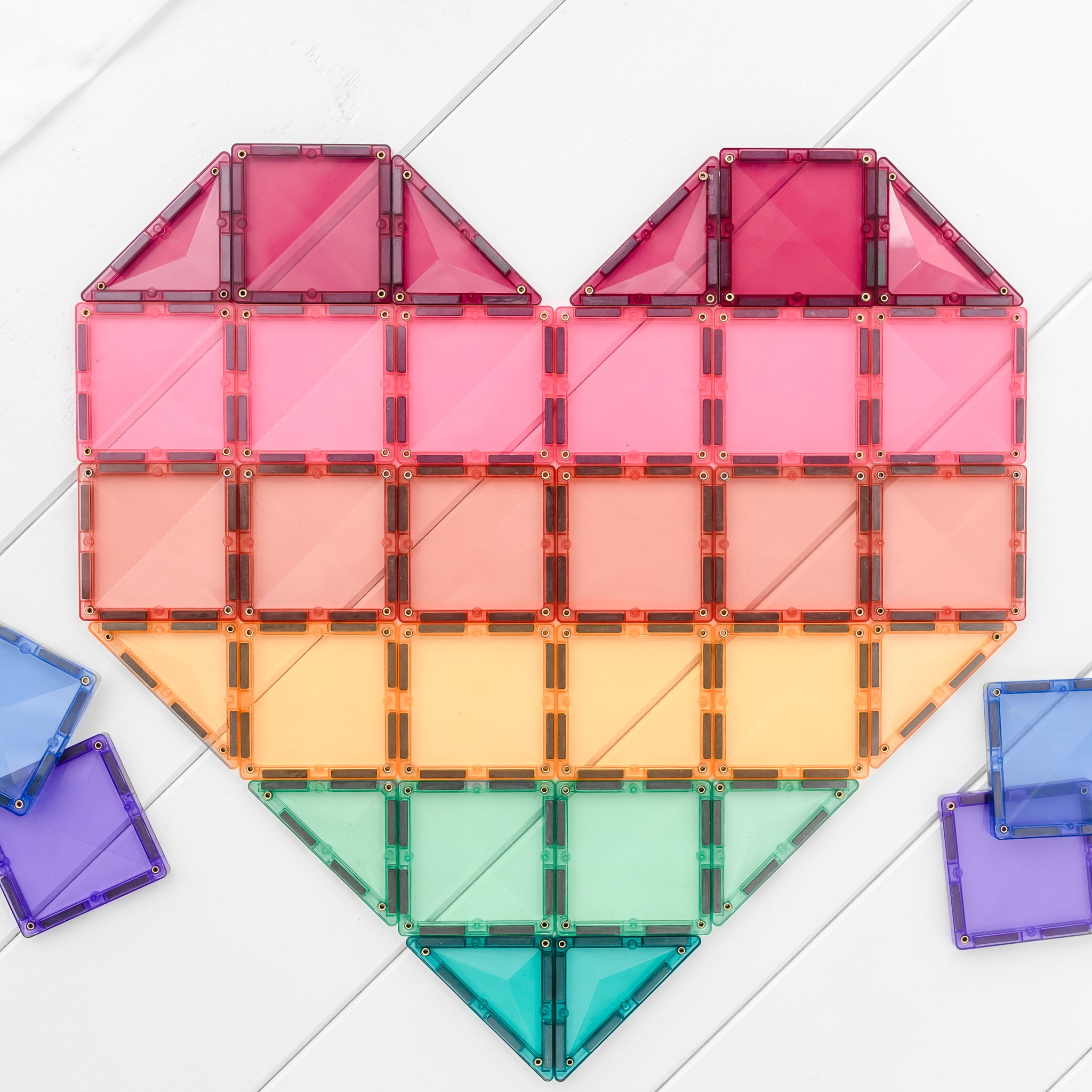 Pastel Mega Pack - 202 pc - Connetix Tiles