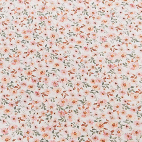 Spring Floral Bassinet Sheet / Change Pad Cover - Snuggle Hunny