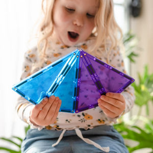 Rainbow Geometry Pack 30 pc - Connetix Tiles