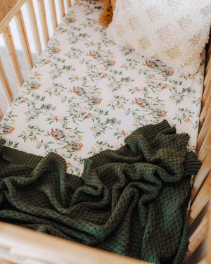 Olive - Diamond Knit Baby Blanket - Snuggle Hunny Kids