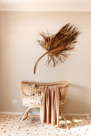 Hazelnut Diamond Knit Baby Blanket - Snuggle Hunny Kids