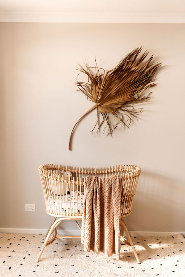 Hazelnut Diamond Knit Baby Blanket - Snuggle Hunny Kids