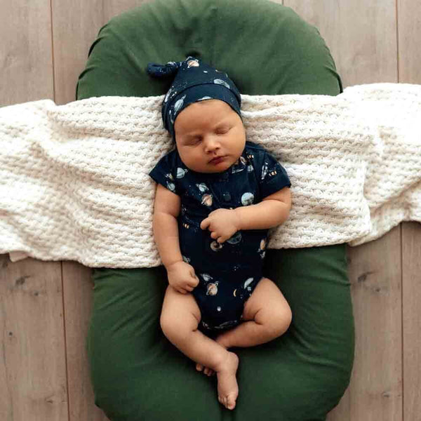 Milky Way Organic Knotted Beanie - Snuggle Hunny