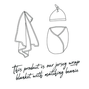 Sage - Jersey Wrap & Beanie Set - Snuggle Hunny Kids