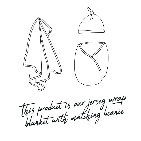 Sage - Jersey Wrap & Beanie Set - Snuggle Hunny Kids