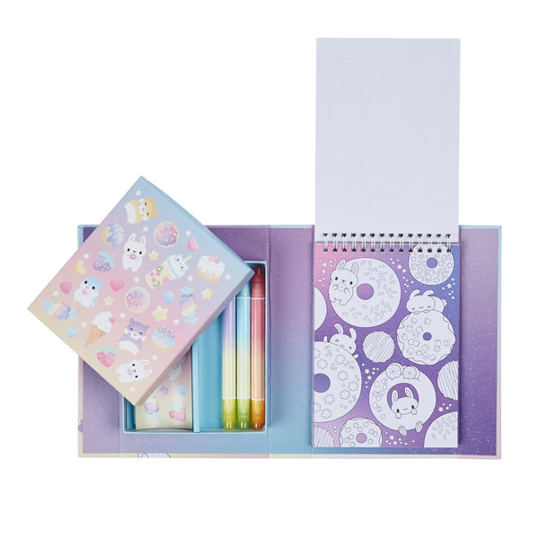 Pastel Colouring Set - Kawaii Cafe - Tiger Tribe