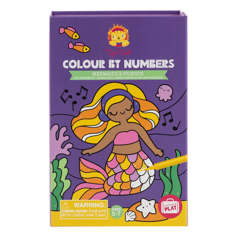 Colour by Numbers - Mermaids and Friends - Tiger Tribe