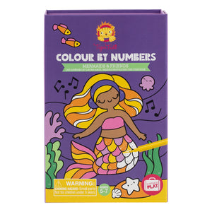 Colour by Numbers - Mermaids and Friends - Tiger Tribe