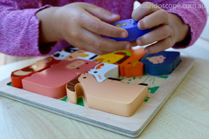 Farm Animal Chunky Puzzle - Kiddie Connect