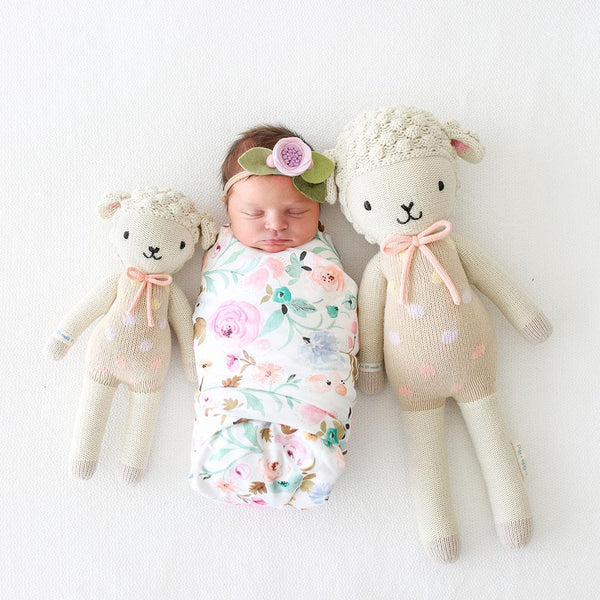 Lucy the Lamb (Pastel) - Cuddle & Kind