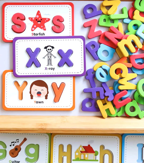 Flashcards & ABC Magnetic Letters - Curious Columbus