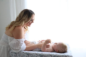 Waterproof Bassinet Sheet - Botanical - Bambella Designs