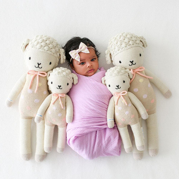 Lucy the Lamb (Pastel) - Cuddle & Kind