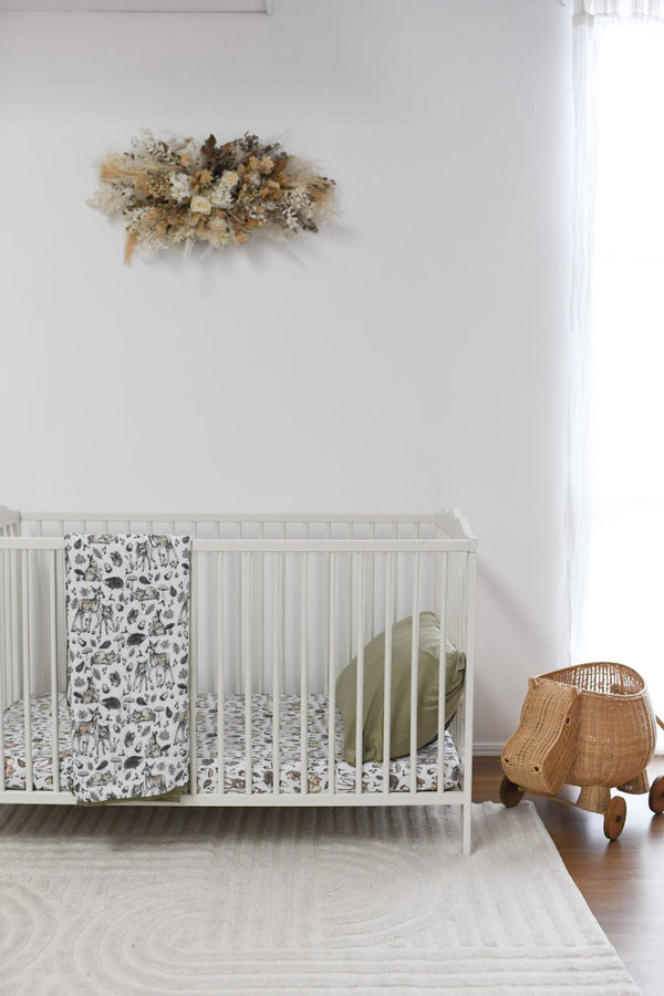 Forest Cot Sheet - Luna's Treasures