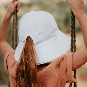 White Ruffle - Kids Bucket Hat - Bedhead