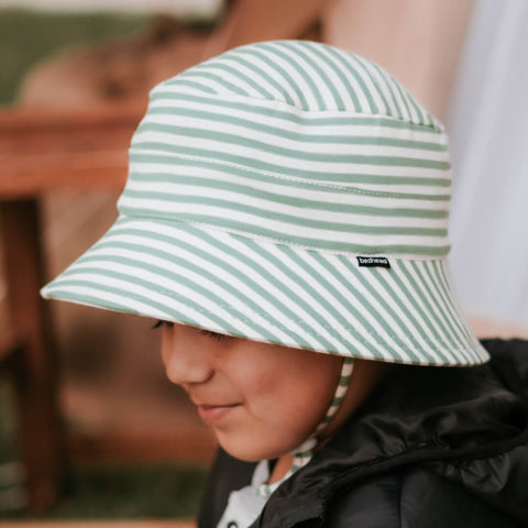 Kids Classic Bucket Sun Hat - Stripe - Bedhead