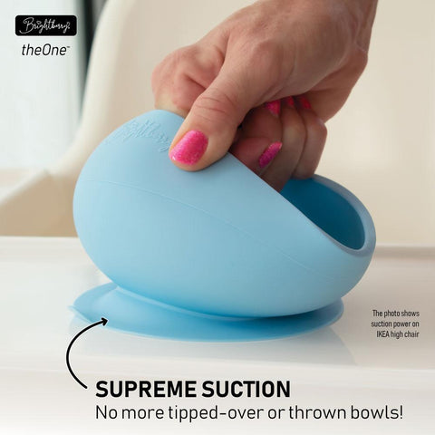 Silicone Suction Bowl Set with Spoons - Sage - Brightberry