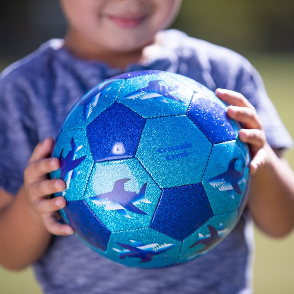 Glitter Soccer Ball - Shark City - Crocodile Creek