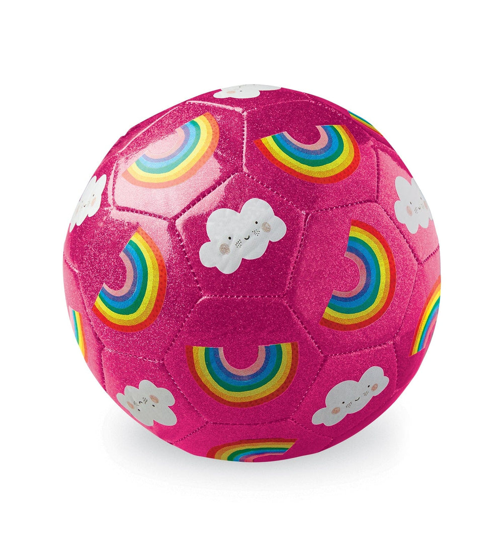 Glitter Soccer Ball - Rainbow - Crocodile Creek