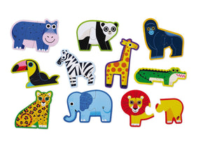 *Let's Begin 2pc Puzzle - Jungle - Crocodile Creek