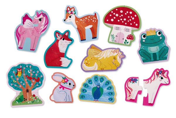 Let's Begin 2pc Puzzle - Unicorn - Crocodile Creek