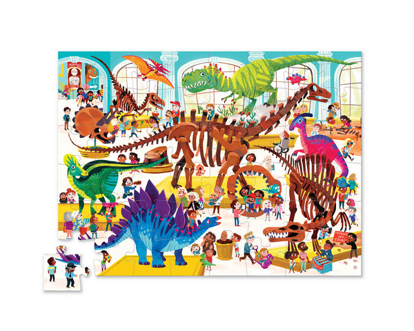 Day at the Museum Puzzle - Dinosaur - 48pc - Crocodile Creek
