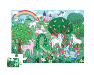 *Classic Floor Puzzle 36pc - Unicorns - Crocodile Creek