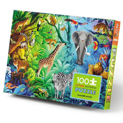 Holographic Puzzle 100 pc - Jungle Paradise - Crocodile Creek