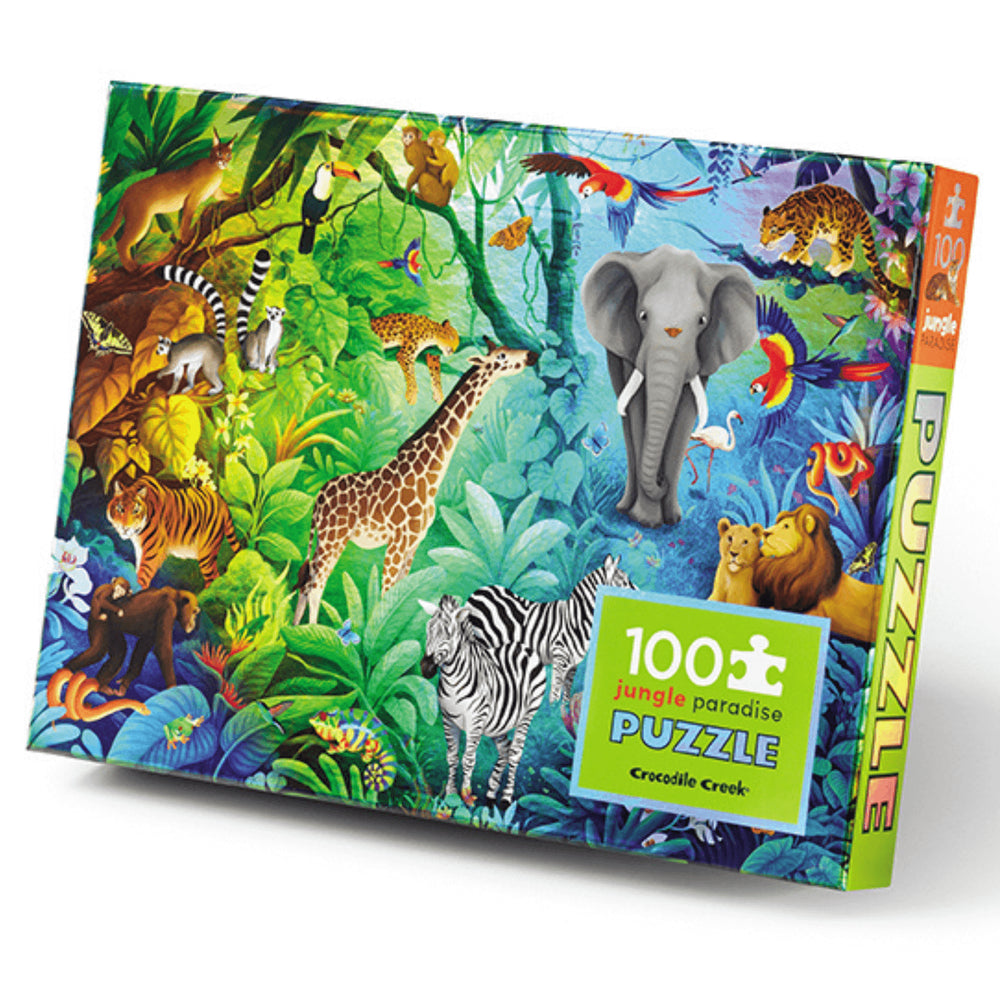 *Holographic Puzzle 100 pc - Jungle Paradise - Crocodile Creek