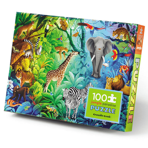 *Holographic Puzzle 100 pc - Jungle Paradise - Crocodile Creek