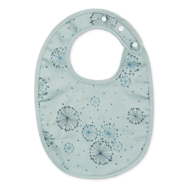 Classic Water Repellent bib - Petrol Dandelion - CAM CAM Copenhagen DISCOUNT