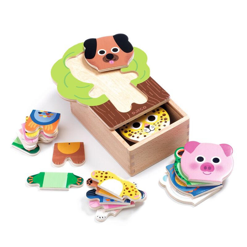 Arbramix Wooden Puzzle Set - Djeco